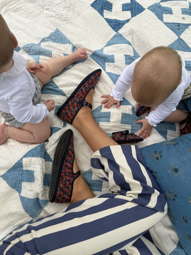 Exclusive Mary Janes, Festive Floral