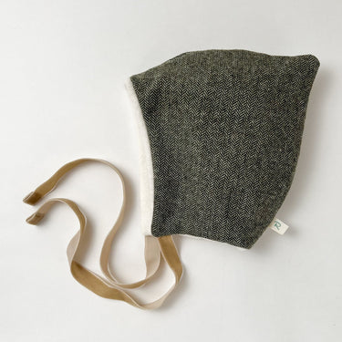 Wool Pixie Hat, Moss Green
