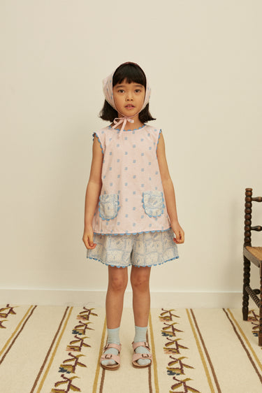 Juni Short Set, Studio Calico Pink/Studio Floral