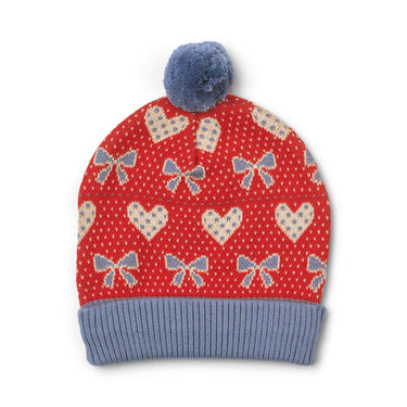 Josie Beanie, Poppy Red Bow