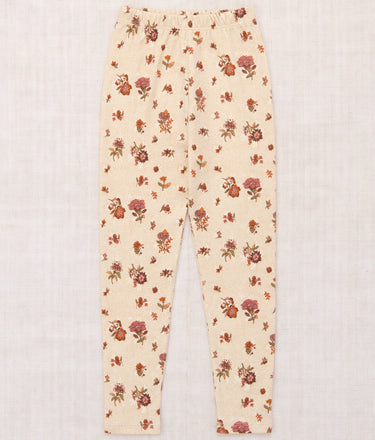 Legging, String/Antique Rose Holyoke Floral