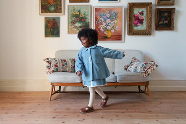 Velvet Sophie Coat, Eggshell