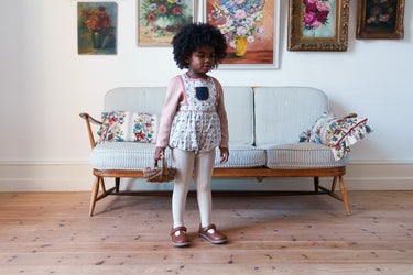 Quilted Dhalia Romper, Papier Floral