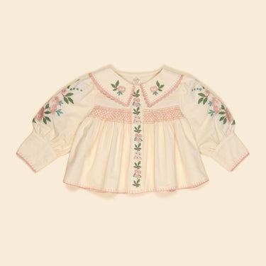 Lora Blouse, Milk-Cream