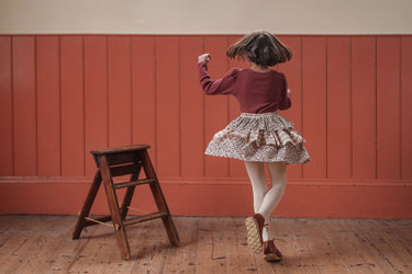 Organic Pointelle T-shirt, Redcurrent