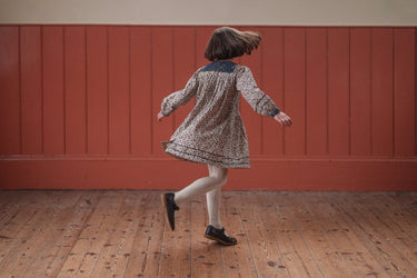 Etta Smocked Dress, Cottage Floral