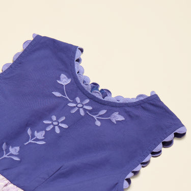 Lola Dress, Wallflower/ Azul