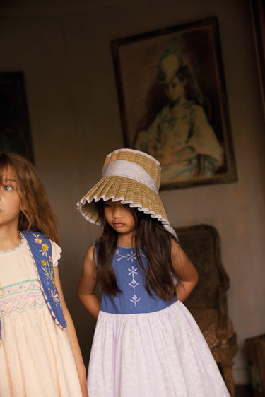 Lola Dress, Wallflower/ Azul