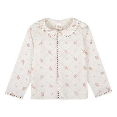 Hand-Embroidered Lorena Blouse, Rose