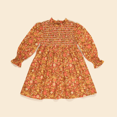 Mia Dress, Autumn Harvest Floral