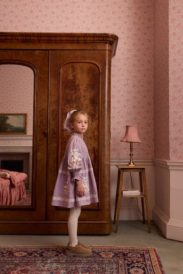 Mia Dress, Dusky Lavender