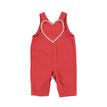 Maya Overall, Denim Zigzag