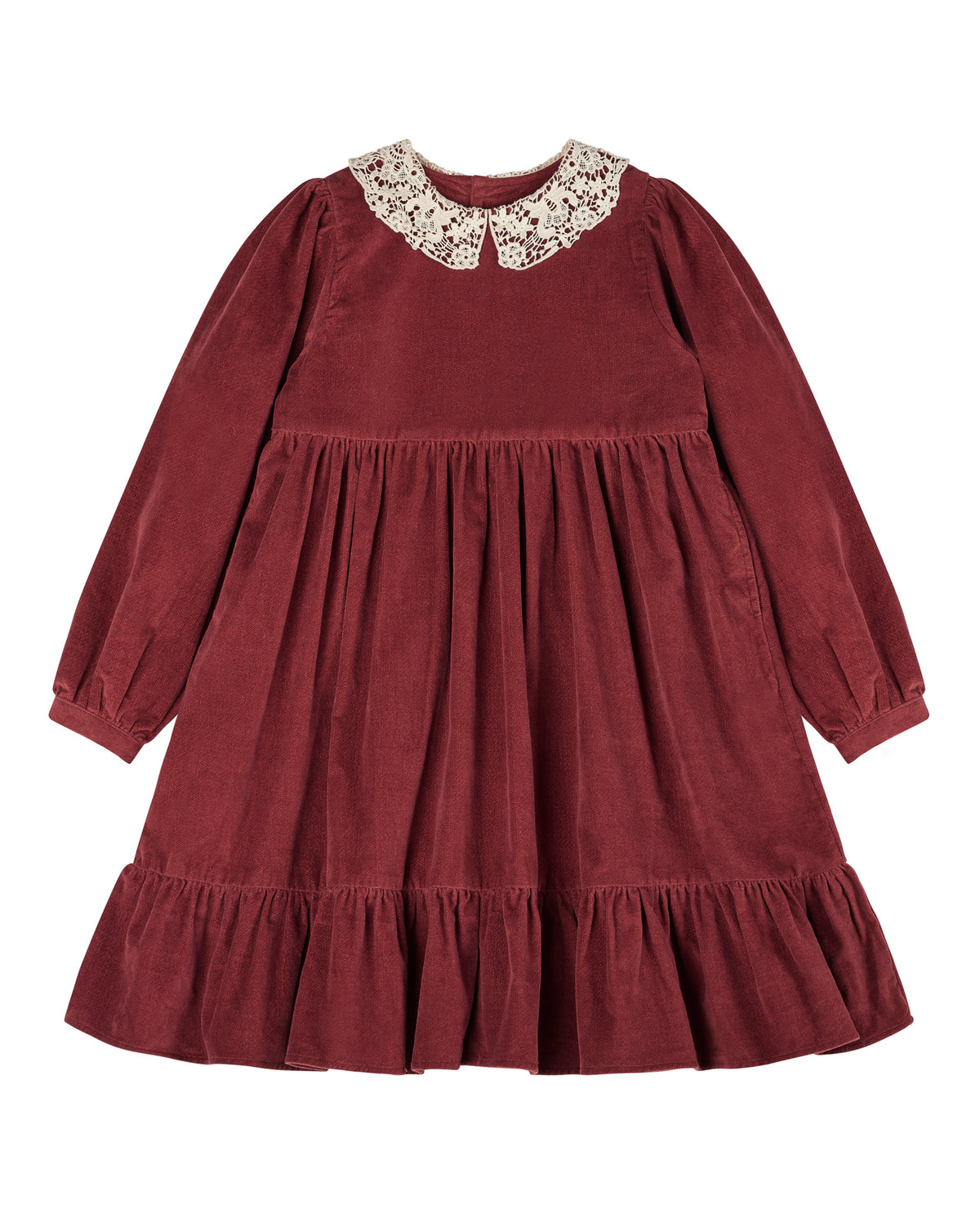 Mila Dress Apple Butter Velvet