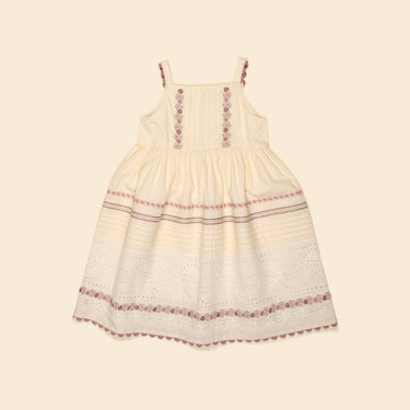 Minerva Dress, Cream