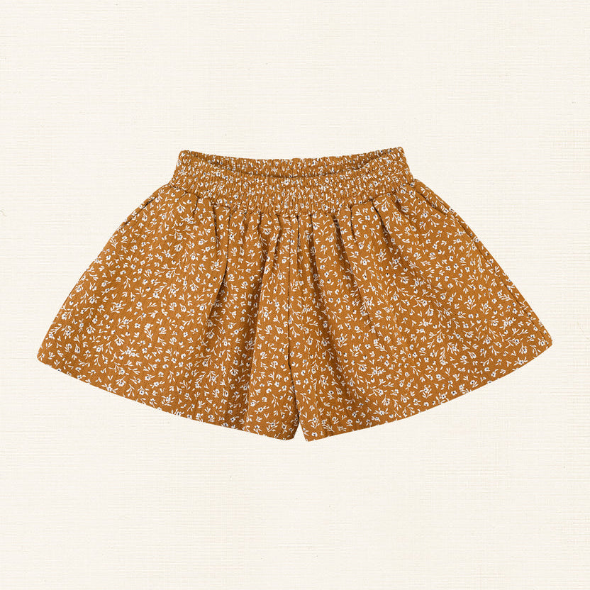 Nadir Shorts Quilted Caramel