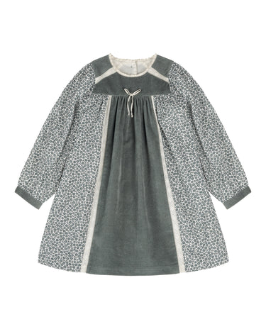 Nessa Dress, Rye Floral and Velvet