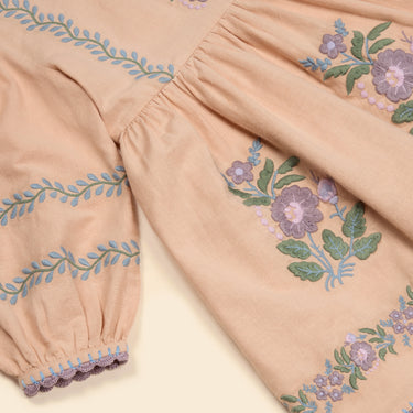 Penelope Dress, Dried Rose