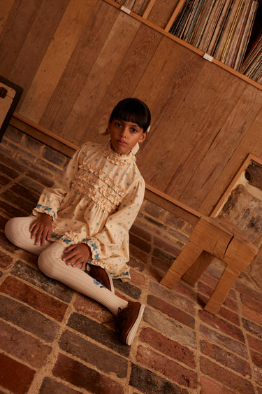 Pernille Dress, Meadow Calico Cashew