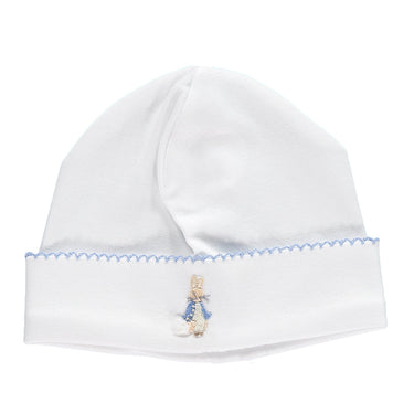 Peter Rabbit Hat, White/ Blue