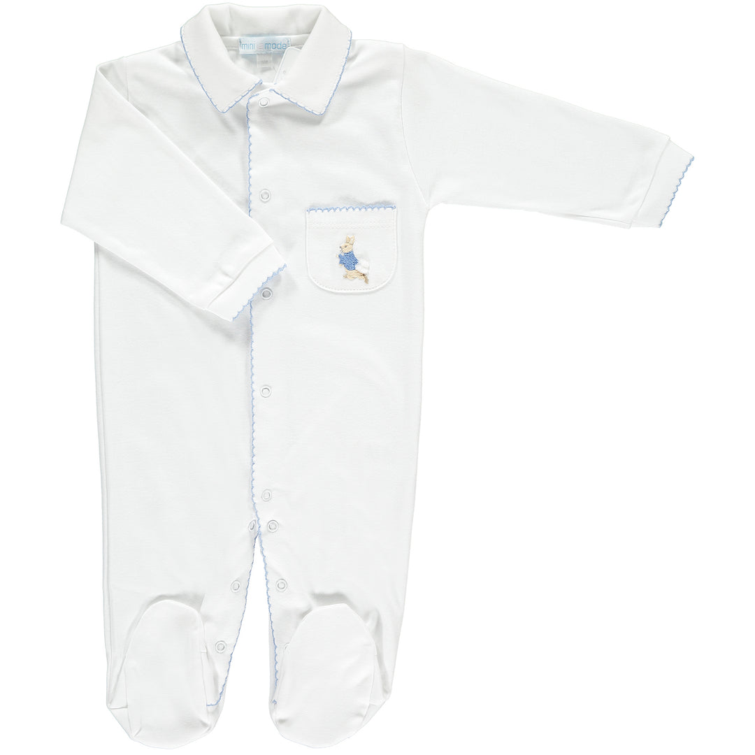 Peter Rabbit Pocket Footie White Blue