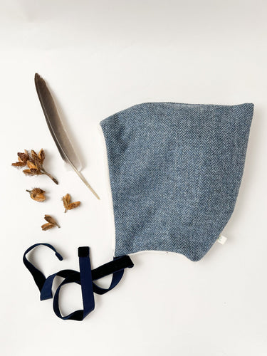 Wool Pixie Hat, Winter Blue
