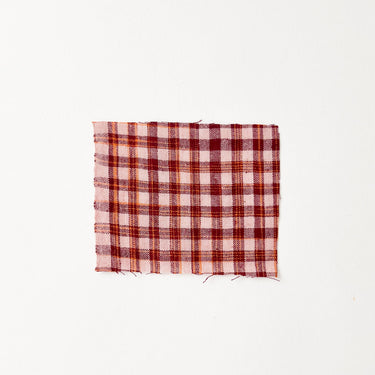 Pig Tail Hair Bows, Redwood Plaid