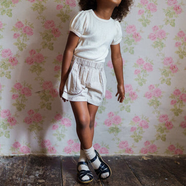 Pointelle T-Shirt, Buttermilk