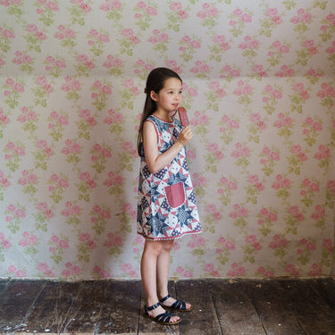 Hannah Dress, Patchwork Floral