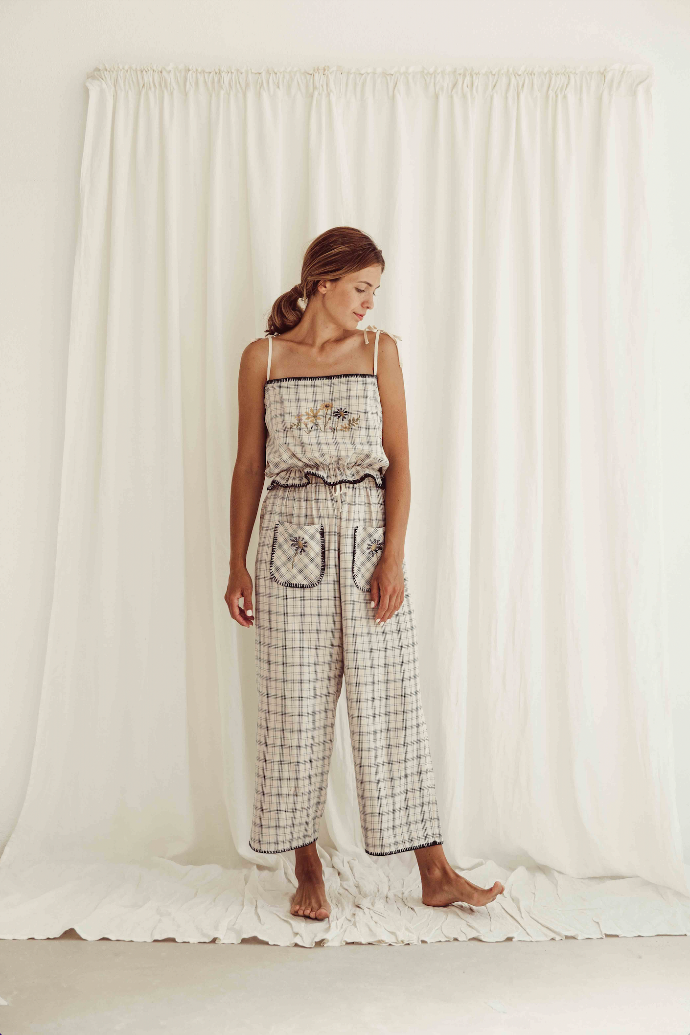 Women's Lilo Pants, Tattersall Check – Willkie's