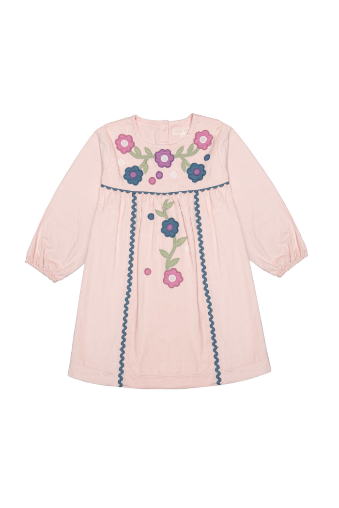 Corduroy Linoa Dress Blush