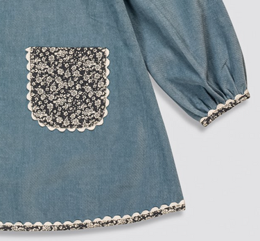 Velvet Jules Dress, Eggshell