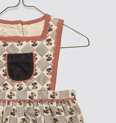 Quilted Dhalia Romper, Papier Floral
