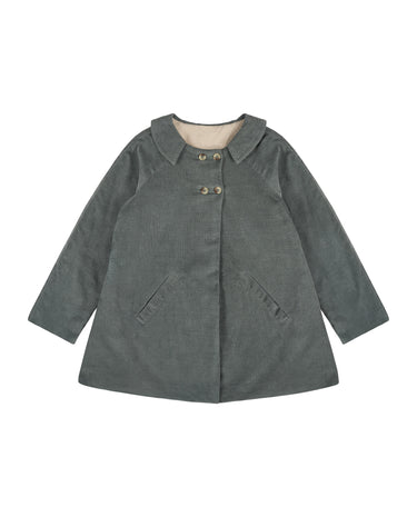 Sophie Coat, Teal Velvet