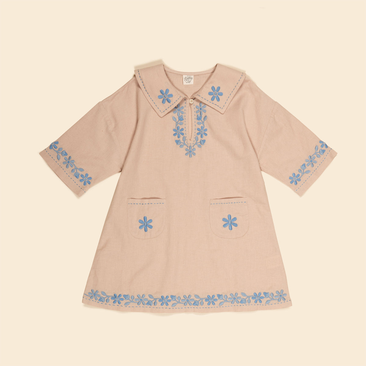 Thalia Dress Beige