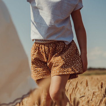 Nadir Shorts, Quilted Caramel