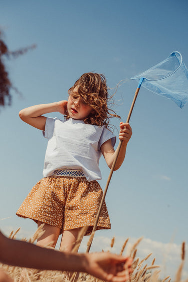 Nadir Shorts, Quilted Caramel