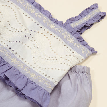 Theodora Short Set, Blue-Lilac / Lilac-Grey