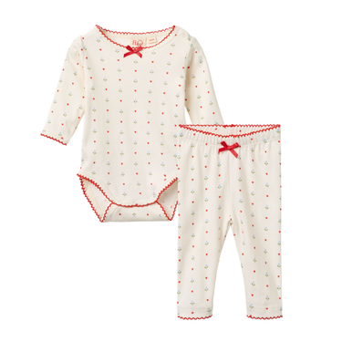 Fresa Onesie and Legging Set, Blue Violet