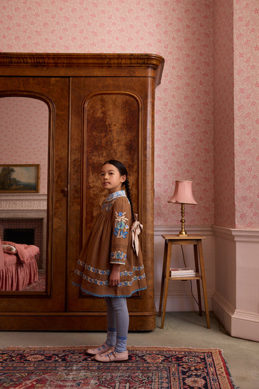 Valerie Jersey Sweater, Nordic Floral Jacquard