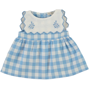 Viola Baby Dress Set, Sailor Check
