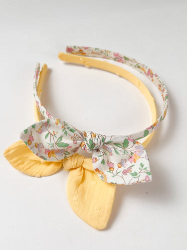 *Exclusive* Hairband Set, Swiss Dot and Liberty Iveta’s Garden