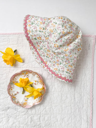 *Exclusive* Bucket Hat with Ric Rac, Liberty Iveta’s Garden