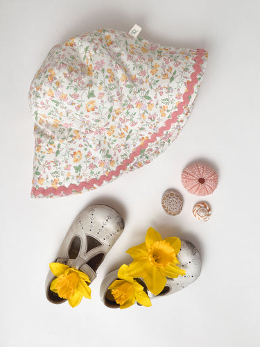 *Exclusive* Bucket Hat with Ric Rac, Liberty Iveta’s Garden