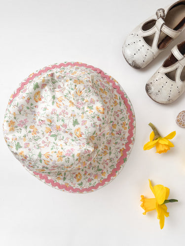 *Exclusive* Bucket Hat with Ric Rac, Liberty Iveta’s Garden