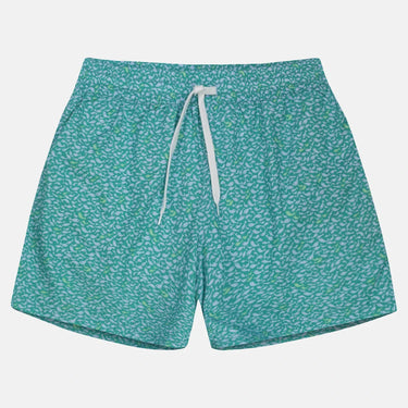 Lyrca Swim Trunks, Liberty Mint Fish