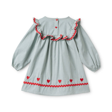 Ellis Dress, Light Blue Gingham