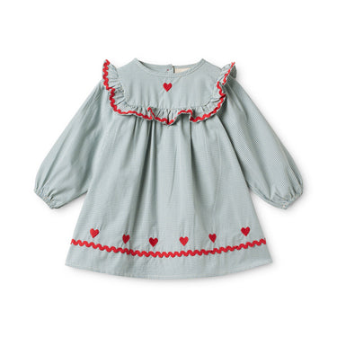 Ellis Dress, Light Blue Gingham