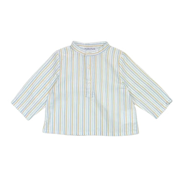 Emile Seersucker Shirt, Mini Stripes