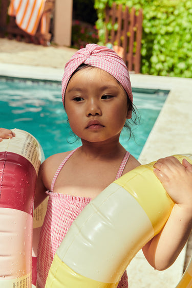 Brigit Swimsuit, Pink Gingham