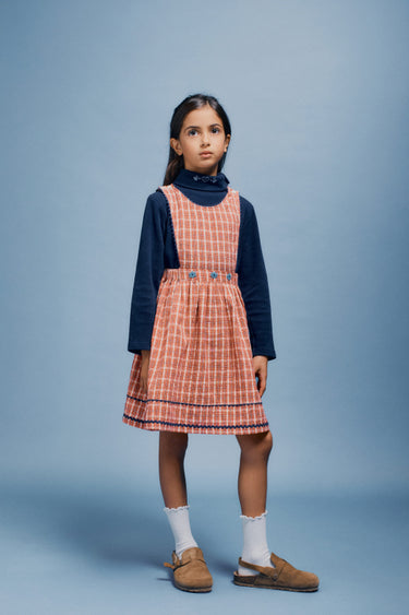 Bridget Apron Dress, Nostalgia Check